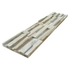 Holzpaneel Fineline White Teak, 510 X 140 X 20 Mm, 2 Paneele