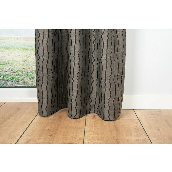 Schlaufenschal Stream B X H: 135 X 245 Cm, 100 % Polyester, Taupe 7 Schlaufenschal Stream B X H: 135 X 245 Cm, 100 % Polyester, Taupe – Bild 5