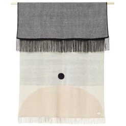 Aymara Plaid, 190 X 130 cm, Muster In Cremeweiß