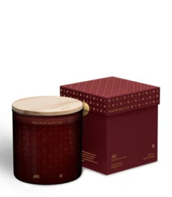 Skandinavisk Duftkerze Mit Deckel, JUL, 400 G -Innendekorationen 20113 2 JUL CANDLE 400G