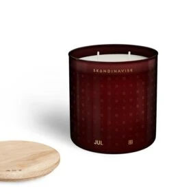 Skandinavisk Duftkerze Mit Deckel, JUL, 400 G -Innendekorationen 20113 4 JUL CANDLE 400G