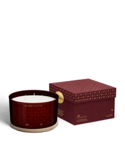 Skandinavisk Duftkerze Mit Deckel, JUL, Drei Dochte -Innendekorationen 20118 1 JUL CANDLE 475G