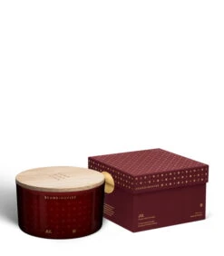 Skandinavisk Duftkerze Mit Deckel, JUL, Drei Dochte -Innendekorationen 20118 2 JUL CANDLE 475G