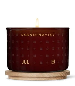 Skandinavisk Duftkerzen-Set 2 Stück, WHITE CHRISTMAS -Innendekorationen 20213 3 JUL CANDLE 90G