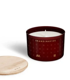 Skandinavisk Duftkerzen-Set 2 Stück, WHITE CHRISTMAS -Innendekorationen 20213 4 JUL CANDLE 90G