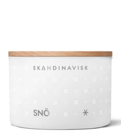Skandinavisk Duftkerzen-Set 2 Stück, WHITE CHRISTMAS -Innendekorationen 20214 5 SNO CANDLE 90G V