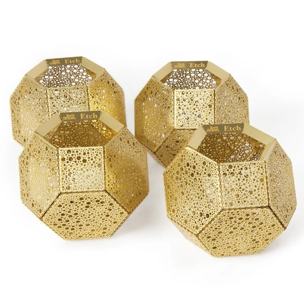 Tom Dixon Etch Kerzenhalter, Messing 4 Tom Dixon Etch Kerzenhalter, Messing – Bild 2