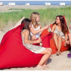 OUTBAG Meadow Sitzsack Plus - 160x130 Cm - Red -Innendekorationen 296628 big 2