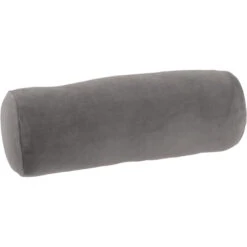 Farbenfreunde Interieur Nackenrollen-Bezug Aus Nicky-Stoff - Ø 15 X 40 Cm - Platingrau