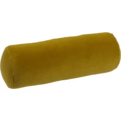 Farbenfreunde Interieur Nackenrollen-Bezug Aus Nicky-Stoff - Ø 15 X 40 Cm - Curry