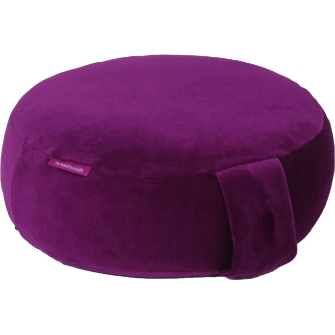 Farbenfreunde Interieur Bodensitz- & Yogakissen Aus Nicky - Ø 31 Cm - Höhe 11 Cm - Brombeer 3 Farbenfreunde Interieur Bodensitz- & Yogakissen Aus Nicky - Ø 31 Cm - Höhe 11 Cm - Brombeer