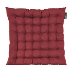 Pichler Como Sitzkissen - 42x42 Cm - Burgund