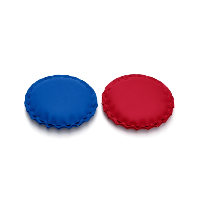 HEY-SIGN PAI Sitzkissen Mit Füllung Rund - Ø 45 Cm - Blau 4 HEY-SIGN PAI Sitzkissen Mit Füllung Rund - Ø 45 Cm - Blau – Bild 2