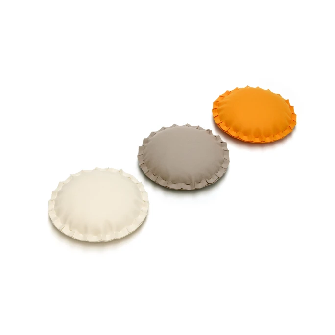 HEY-SIGN PAI Sitzkissen Mit Füllung Rund - Ø 45 Cm - Taupe 4 HEY-SIGN PAI Sitzkissen Mit Füllung Rund - Ø 45 Cm - Taupe – Bild 2