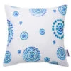 Tom Tailor WATERCOLORED DOTS Kissenhülle - 40x40 Cm - Weiß/türkis -Innendekorationen 326499 big 0