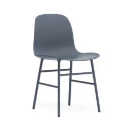 Normann Copenhagen Form Steel Stuhl - H 80 X B 48 X T 52 Cm - Blue