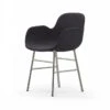 Normann Copenhagen Normann Form Chrome Lehnstuhl Textil-gepolstert Fame - H 80 X B 56 X T 52 Cm - Dark Grey 60019 2 Normann Copenhagen Normann Form Chrome Lehnstuhl Textil-gepolstert Fame - H 80 X B 56 X T 52 Cm - Dark Grey 60019 -Innendekorationen 330879 big 0