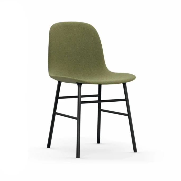 Normann Copenhagen Normann Form Black Stuhl Textil-gepolstert Breeze Fusion - H 80 X B 48 X T 52 Cm - Green - 4803 4 Normann Copenhagen Normann Form Black Stuhl Textil-gepolstert Breeze Fusion - H 80 X B 48 X T 52 Cm - Green - 4803 – Bild 2