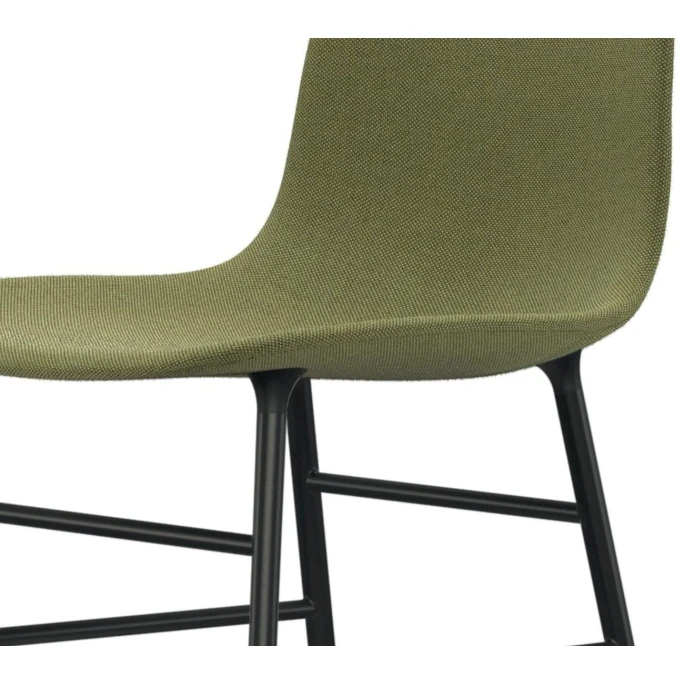 Normann Copenhagen Normann Form Black Stuhl Textil-gepolstert Breeze Fusion - H 80 X B 48 X T 52 Cm - Green - 4803 6 Normann Copenhagen Normann Form Black Stuhl Textil-gepolstert Breeze Fusion - H 80 X B 48 X T 52 Cm - Green - 4803 – Bild 4