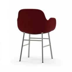 Normann Copenhagen Normann Form Chrome Lehnstuhl Textil-gepolstert Breeze Fusion - H 80 X B 56 X T 52 Cm - Red 4401 -Innendekorationen 331055 big 2