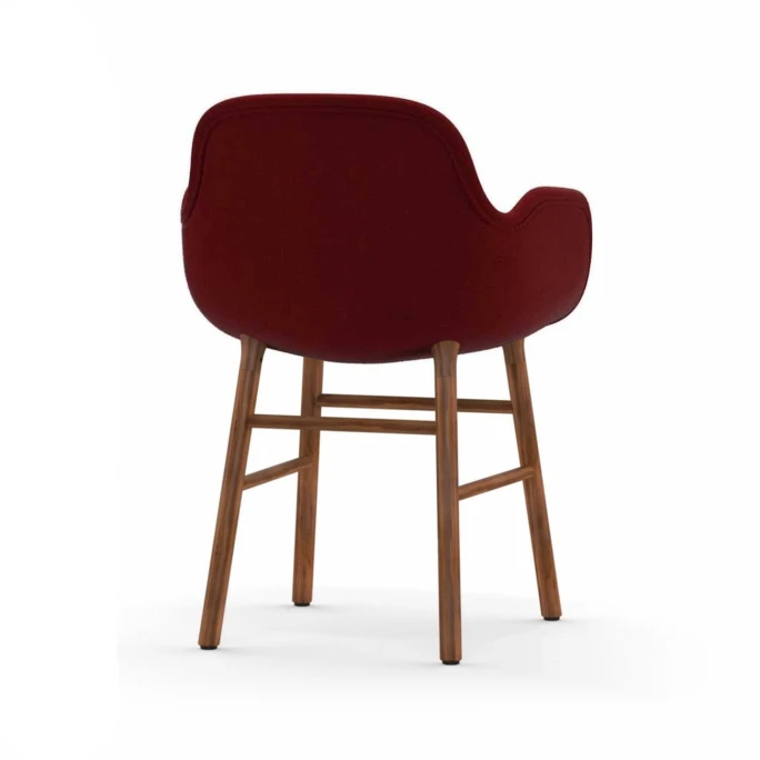 Normann Copenhagen Normann Form Walnut Lehnstuhl Textil-gepolstert Breeze Fusion - H 80 X B 56 X T 52 Cm - Red 4401 4 Normann Copenhagen Normann Form Walnut Lehnstuhl Textil-gepolstert Breeze Fusion - H 80 X B 56 X T 52 Cm - Red 4401 – Bild 2