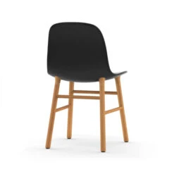 Normann Copenhagen Normann Form Oak Stuhl Leder-gepolstert Tango - H 80 X B 48 X T 52 Cm - Black-41599 -Innendekorationen 331098 big 2