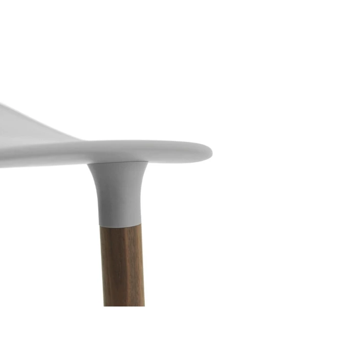 Normann Copenhagen Form Barstuhl Walnut - Sitzhöhe 65 Cm - B 43 X T 43 Cm - Grey 7 Normann Copenhagen Form Barstuhl Walnut - Sitzhöhe 65 Cm - B 43 X T 43 Cm - Grey – Bild 5