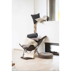 Pichler MELVA Bodenkissen Mit Füllung - Ø 60 Cm - Weiß -Innendekorationen 335504 big 2