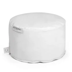 OUTBAG Rock Sitzhocker Skin - Ø 60 - Höhe 35 Cm - White