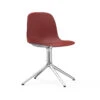 Normann Copenhagen Form Chair Swivel Bürostuhl - Höhe 80 Cm X Ø 70,5 Cm - Sitzhöhe 44 Cm - Red -Innendekorationen 360908 big 0