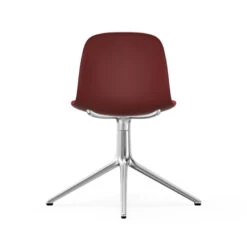Normann Copenhagen Form Chair Swivel Bürostuhl - Höhe 80 Cm X Ø 70,5 Cm - Sitzhöhe 44 Cm - Red -Innendekorationen 360908 big 3
