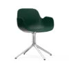 Normann Copenhagen Form Armchair Swivel Bürostuhl - Höhe 80 Cm X Ø 70,5 Cm - Sitzhöhe 44 Cm - Green -Innendekorationen 360943 big 0