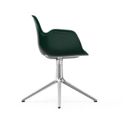 Normann Copenhagen Form Armchair Swivel Bürostuhl - Höhe 80 Cm X Ø 70,5 Cm - Sitzhöhe 44 Cm - Green -Innendekorationen 360943 big 2