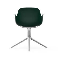 Normann Copenhagen Form Armchair Swivel Bürostuhl - Höhe 80 Cm X Ø 70,5 Cm - Sitzhöhe 44 Cm - Green -Innendekorationen 360943 big 3