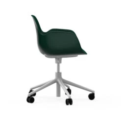 Normann Copenhagen Form White Swivel Bürostuhl Mit Rollen - Höhe 86 Cm X Ø 72,5 Cm - Sitzhöhe 37-50 Cm - Green -Innendekorationen 360973 big 2