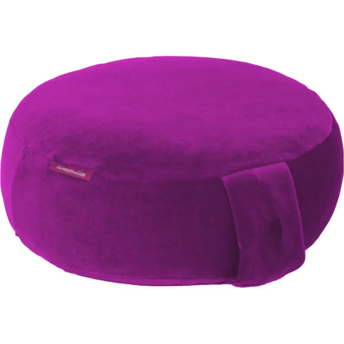 Farbenfreunde Yoga Bodenkissen Aus Nicky-Stoff - Ø 31 Cm - Höhe 11 Cm - Spring Crocus 3 Farbenfreunde Yoga Bodenkissen Aus Nicky-Stoff - Ø 31 Cm - Höhe 11 Cm - Spring Crocus