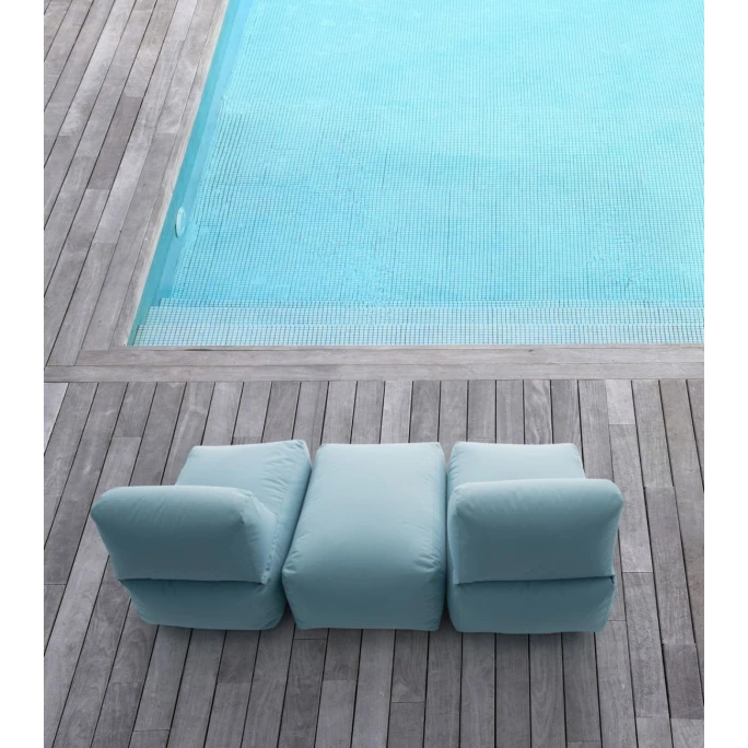 Sitting Bull ZIPP Sitzsack-Liege Outdoor - L 115 X B 75 Cm - Höhe 36 Cm - Almond 5 Sitting Bull ZIPP Sitzsack-Liege Outdoor - L 115 X B 75 Cm - Höhe 36 Cm - Almond – Bild 3