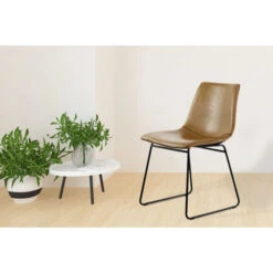 Kayoom Caila Stühle 2er-Set - 2 Stühle à 48,5 X 56,5 Cm - H 80 Cm - Hellbraun -Innendekorationen 377393 big 1