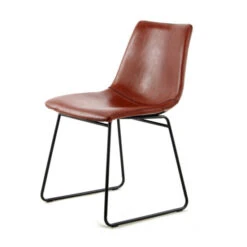 Kayoom Caila Stühle 2er-Set - 2 Stühle à 48,5 X 56,5 Cm - H 80 Cm - Kaffee