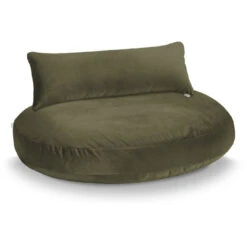 LABONI LUNA LOUNGE-KISSEN FÜR HUNDE - 90x65 Cm - Höhe 20 Cm - Olive Green