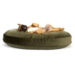 LABONI LUNA LOUNGE-KISSEN FÜR HUNDE - 90x65 Cm - Höhe 20 Cm - Olive Green -Innendekorationen 377594 big 5