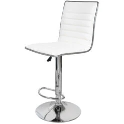 Kayoom BARSTUHL Midnight 625 2er-Set - 2 Stühle à 41x54x5 Cm - Weiß