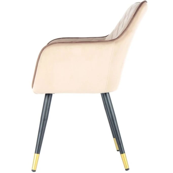 Kayoom STUHL Amino 525 - 61x58,8x86 Cm - Beige / Braun 5 Kayoom STUHL Amino 525 - 61x58,8x86 Cm - Beige / Braun – Bild 3