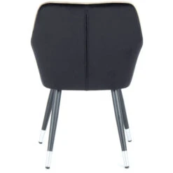 Kayoom STUHL Amino 625 - 61x58,8x86 Cm - Schwarz / Grau -Innendekorationen 397539 big 3