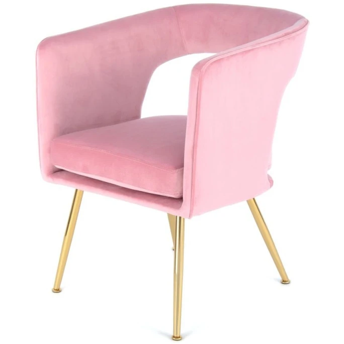 Kayoom STUHL Jolene 125 - 63x57x81 Cm - Rosa 3 Kayoom STUHL Jolene 125 - 63x57x81 Cm - Rosa