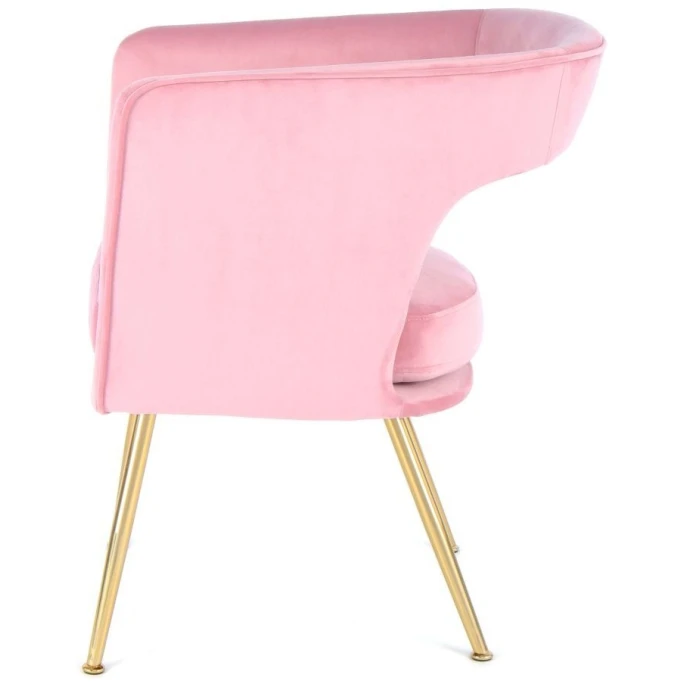 Kayoom STUHL Jolene 125 - 63x57x81 Cm - Rosa 5 Kayoom STUHL Jolene 125 - 63x57x81 Cm - Rosa – Bild 3