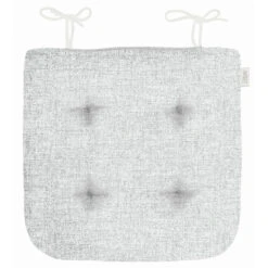 Apelt Uni-Basic Valencia Stuhlkissen - 37x37 Cm - Weiß