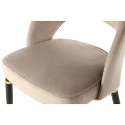 Kayoom Stuhl Courtney 525 - 2er-Set - 2 Stühle à 56 X 58 X 83 Cm - Taupe / Gold -Innendekorationen 406313 big 4