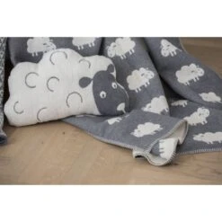 David Fussenegger Kids Schaf Gefülltes Kissen - 30x50 Cm - Grau -Innendekorationen 410139 big 2