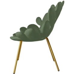 Qeeboo Filicudi Sessel - 93 X 72 X 85 Cm - Balsam Green - Brass -Innendekorationen 412166 big 2